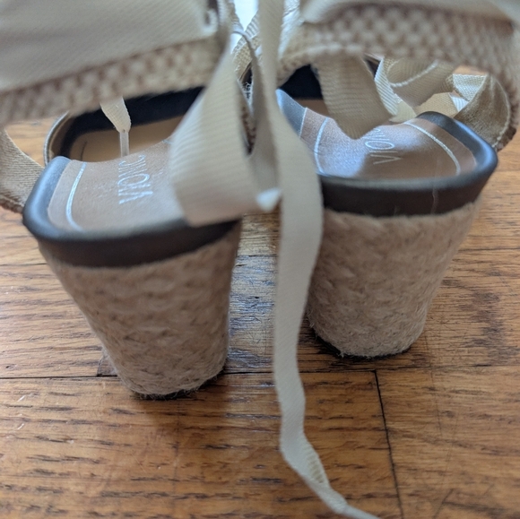 Vionic  Maris Metallic Espadrille Wedges - Picture 6 of 7